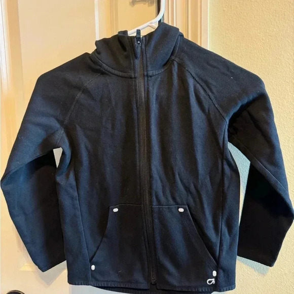 GapFit Kids  lack Fit Tech Hoodie Sz S (6-7) - Picture 2 of 7